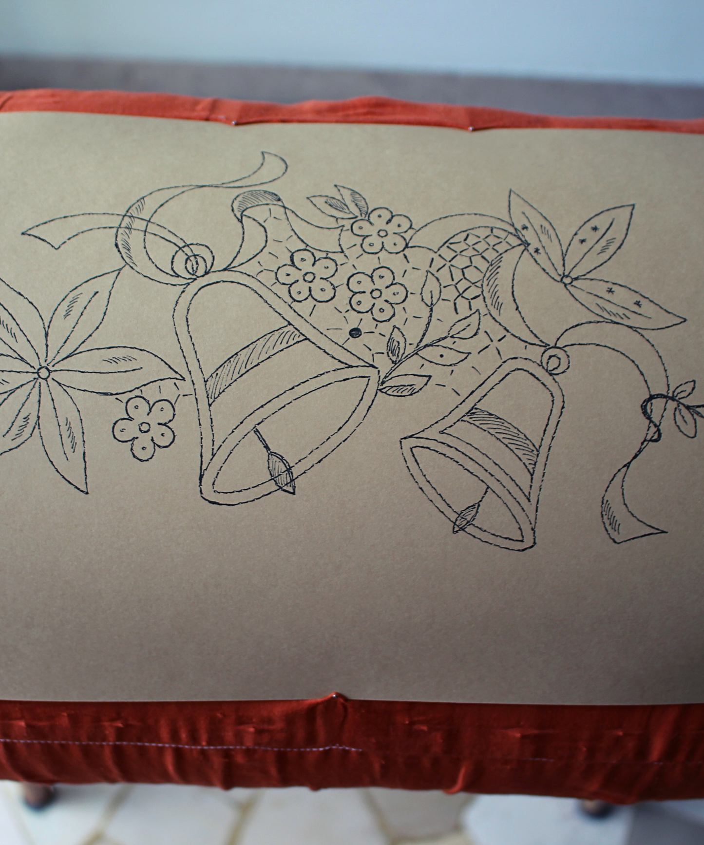Quadretto campane con fiori