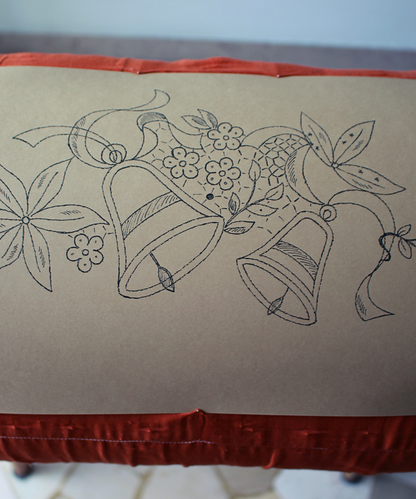 Quadretto campane con fiori