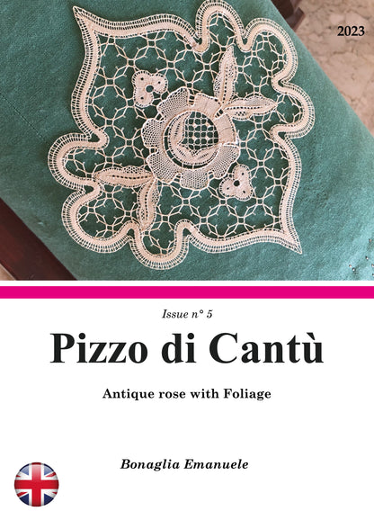 Rosa antica con fogliame - Pizzo di Cantù Issue n° 5