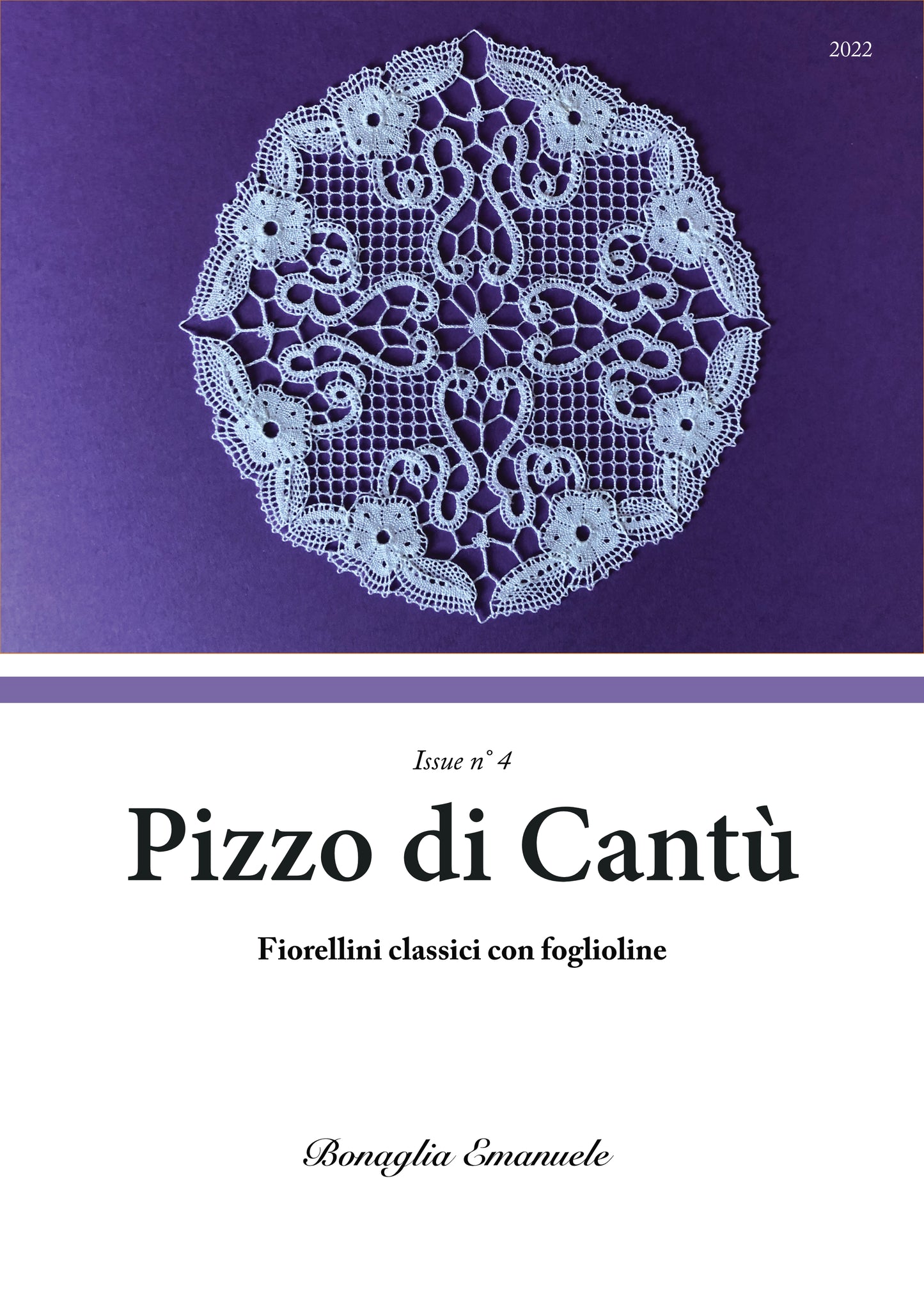 Fiorellini classici con foglioline - Pizzo di Cantù Issue n° 4